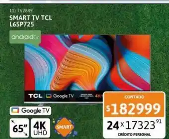 Cetrogar Smart tv tcl 65" 4k oferta