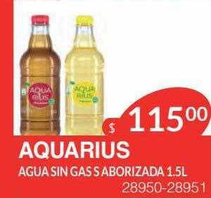 Masivos Aquarius agua sin gas saborizada oferta