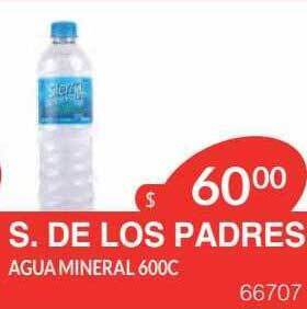 Masivos S de los padres agua mineral oferta