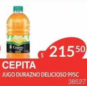 Masivos Cepita jugo durazno delicioso oferta