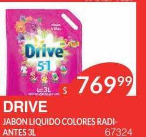 Masivos Drive jabon liquido colores radiantes oferta