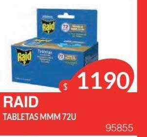 Masivos Raid tabletas mmm 72 oferta