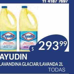 Masivos Ayudin lavandina glaciar lavanda oferta
