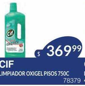 Masivos Cif limpiador oxigel pisos oferta