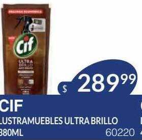 Masivos Cif lustramuebles ultra brillo oferta