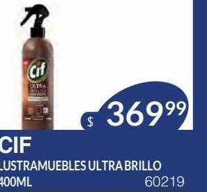 Masivos Cif lustramuebles ultra brillo oferta