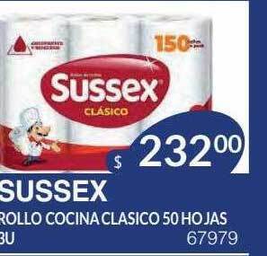 Masivos Sussex rollo cocina clasico 50 hojas oferta