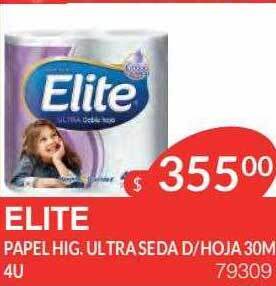 Masivos Elite papel hig. ultra seda d-hoja oferta