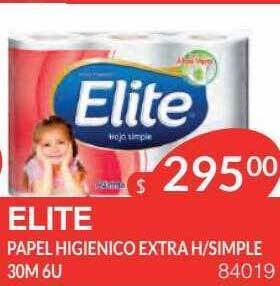 Masivos Elite papel higienico extra h-simple oferta