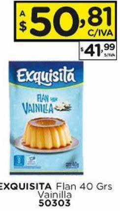 Hipermay Exquisita flan vainilla oferta