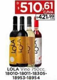 Hipermay Lola vino oferta
