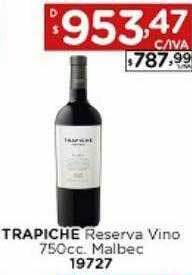 Hipermay Trapiche reserva vino oferta