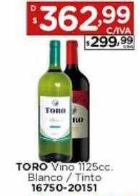Hipermay Toro vino blanco tinto oferta
