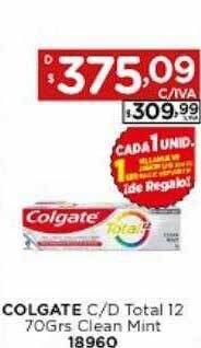 Hipermay Colgate c d total 12 clean mint oferta
