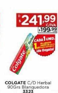 Hipermay Colgate c d herbal blanqueadora* oferta