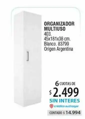 Authogar Organizador multiuso 403 oferta