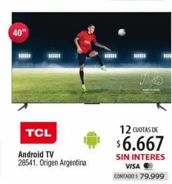 Authogar Tcl android tv 40 oferta