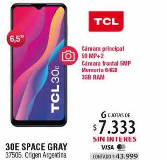 Authogar 30e space gray tcl oferta