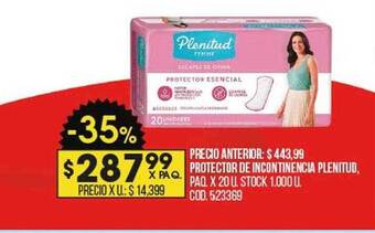 Coto Protector de incontinencia plenitud oferta
