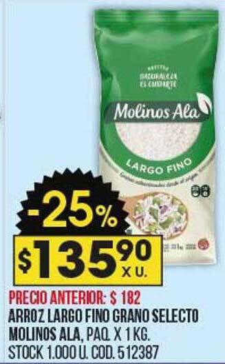 Coto Arroz largo fino grano selecto molinos ala oferta