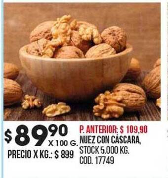 Coto Nuez con cáscara oferta