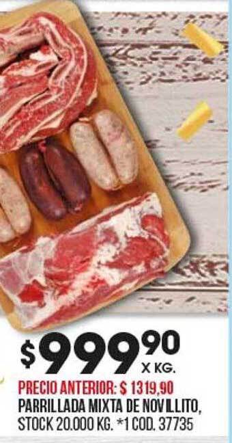 Coto Parrillada mixta de novillito oferta