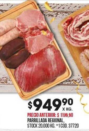 Coto Parrillada regional oferta