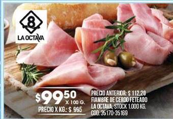 Coto Fiambre de cerdo feteado la octava oferta