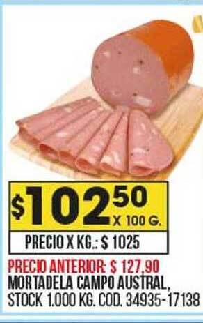 Coto Mortadela campo austral oferta