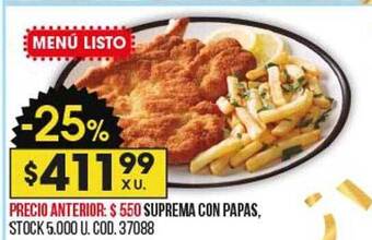 Coto Suprema con papas oferta