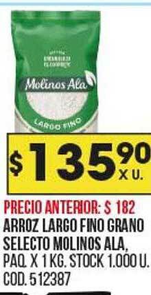 Coto Arroz largo fino grano selecto molinos ala oferta