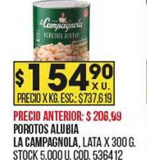 Coto Porotos alubia la campagnola oferta