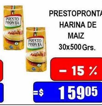 Dulcenter Prestopronta harina de maiz oferta