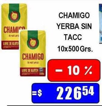 Dulcenter Chamigo yerba sin tacc oferta