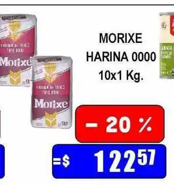 Dulcenter Morixe harina 0000 oferta