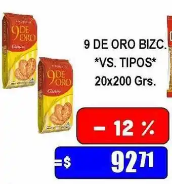 Dulcenter 9 de oro bizc oferta