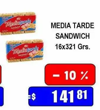 Media tarde sandwich