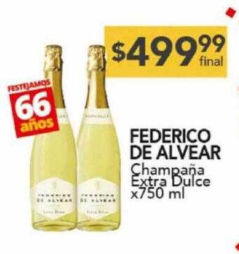 Nini Mayorista Federico de alvear champaña extra dulce oferta