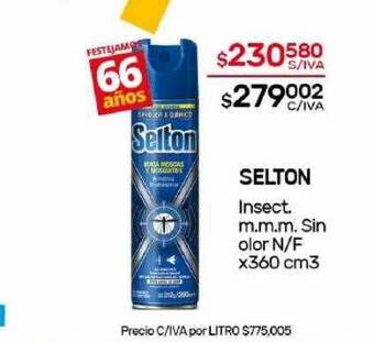 Nini Mayorista Selton insect m.m.m. sin olor oferta