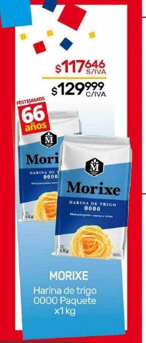 Nini Mayorista Morixe harina de trigo oferta