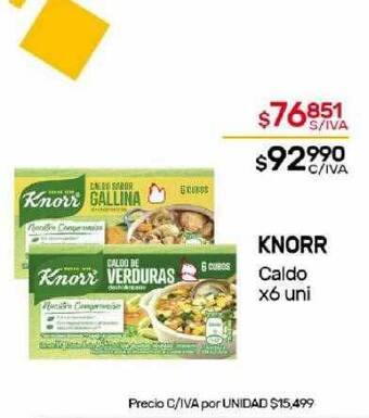 Nini Mayorista Knorr caldo oferta