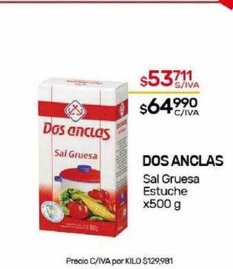 Nini Mayorista Dos anclas sal gruesa estuche oferta