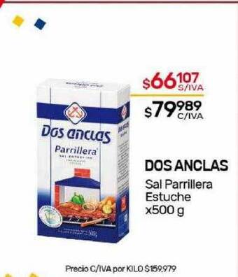 Nini Mayorista Dos anclas sal parrillera estuche oferta