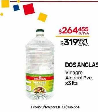 Nini Mayorista Dos anclas vinagre alcohol oferta