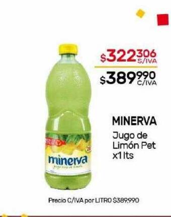 Nini Mayorista Minerva jugo de limón oferta