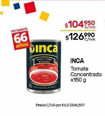 Nini Mayorista Inca tomate concentrado oferta