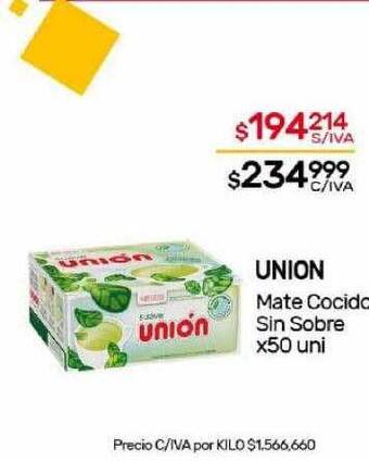 Nini Mayorista Union mate cocido sin sobre oferta