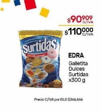 Nini Mayorista Edra galletita dulces surtidas oferta