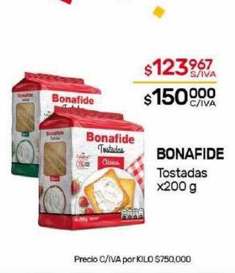 Nini Mayorista Bonafide tostadas oferta