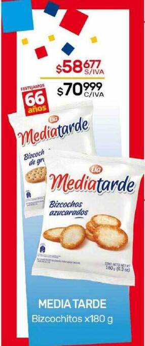 Nini Mayorista Media tarde bizcochitos oferta